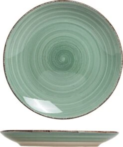 Ontbijtbord (6 Stuks) - Groene Tinten - 19cm - Aardewerk -Tafelwaren Verkoop 1007x1200 1