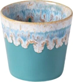 Costa Nova - Grespresso Servies - 6 Espresso Kopjes - Roze-Grijs-Azur-Red-Wit -Turquoise - Aardewerk - H 5.9 Cm -Tafelwaren Verkoop 1068x1200