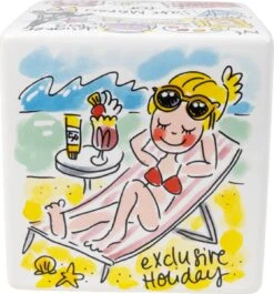 Blond Amsterdam, Even Bijkletsen: Spaarpot Vierkant -Tafelwaren Verkoop 1117x1200