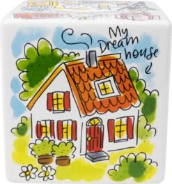 Blond Amsterdam, Even Bijkletsen: Spaarpot Vierkant -Tafelwaren Verkoop 1123x1200 2