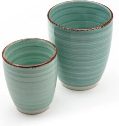 Koffiekopjes - Ocean Blue - Koffiebeker - Unieke Kleuren - Blauw - Set Van 12 Kopjes (ook Los Verkrijgbaar) - 160ML En 340ML - Porselein - Hip En Trendy -Tafelwaren Verkoop 1142x1200 1