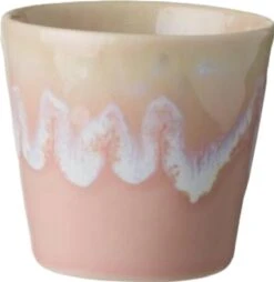 Costa Nova - Grespresso Servies - 6 Espresso Kopjes - Roze-Grijs-Azur-Red-Wit -Turquoise - Aardewerk - H 5.9 Cm -Tafelwaren Verkoop 1166x1200