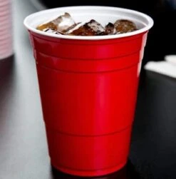 Merkloos Red Cups-50 Stuks-Party Cups-Americancups-Beerpong Bekers-Bierpong-Rood-Bierspel-Drankspel -Tafelwaren Verkoop 1181x1200