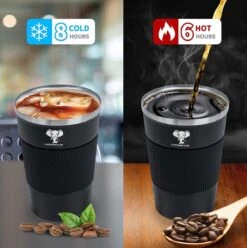 Elephant & Co Dubbelwandige Reisbeker - Koffie To Go -Duurzaam - 380ml - -Tafelwaren Verkoop 1195x1200 3