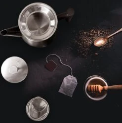 Vaja® Camille Theepot Zwart Met Filter - 1 Liter - RVS - Dubbelwanding -Tafelwaren Verkoop 1196x1200 9