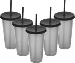 Herbruikbare Bekers Met Rietje En Deksel Van Plastic – Starbucks Design – Drinkbekers Met Rietje – Kleur Veranderende Beker -Tafelwaren Verkoop 1200x1012