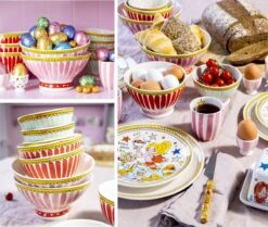 Blond Amsterdam, Even Bijkletsen Mini Mok Roze Streep Zonder Oor, 0,2L -Tafelwaren Verkoop 1200x1017