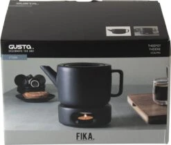 Gusta FIKA - Theepot - 1,5L - Zwart -Tafelwaren Verkoop 1200x1021 1