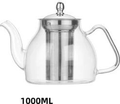 SensaHome - Infuser Theekan/Theepot - Transparant - Glas -Tafelwaren Verkoop 1200x1033 1