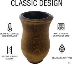 Borvat® | Houten Mate Gourd Cup, Yerba Mate Kalebas, Mate, Bombilla, Yerba Mate Cup -Tafelwaren Verkoop 1200x1062 1