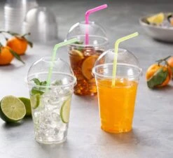 Smoothie Bekers - 100 Stuk(s) - 300 Ml - To Go - Incl Open Deksel - Transparant - Royal WM - Kerst Servies -Tafelwaren Verkoop 1200x1099 1