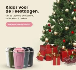 LaCardia Koffiebeker To Go Premium Wit – Thermosbeker – Theebeker – 380ML – Herbruikbaar -Tafelwaren Verkoop 1200x1102 3