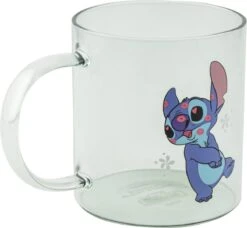 Disney - Stitch - Glazen Theemok - Transparant Met Opdruk - 330ml -Tafelwaren Verkoop 1200x1110