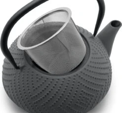 Bredemeijer Theepot Fujian 1.2L Met Filter Warm Grijs -Tafelwaren Verkoop 1200x1112 1