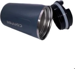 Koffiebeker To Go | Lekvrije Thermosbeker | Thermosfles | RVS Reisbeker | Dubbelwandige Travel Mug | 380 Ml | Blauw -Tafelwaren Verkoop 1200x1112