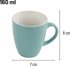 Orange85 Espresso Kopjes - Set Van 6 - Met Oor - 160ml - Meerdere Kleuren - Pastel - Aardewerk -Tafelwaren Verkoop 1200x1120