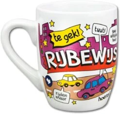 Paper Dreams Mok Cartoon-stijl Rijbewijs Keramiek 325ml Rood/wit -Tafelwaren Verkoop 1200x1135 1