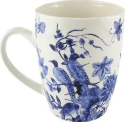 Mok, Delftsblauwe Vogels, Rijksmuseum -Tafelwaren Verkoop 1200x1164 1