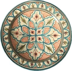 Marokkaanse Schaal | Handgemaakt | 35 Cm | Serveerschaal
