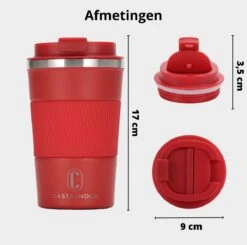 Castagnola Design RVS Koffiebeker To Go - Rood - 380ml - Thermosbeker - Theebeker 15 Castagnola Design RVS Koffiebeker To Go - Rood - 380ml - Thermosbeker - Theebeker -Tafelwaren Verkoop 1200x1191 1