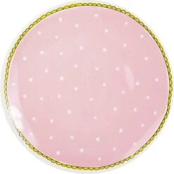 Even Bijkletsen Plat Bord Dot D26cm