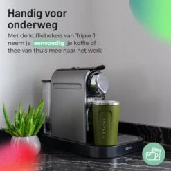 Triple J® Koffiebeker To Go - Thermosbeker - BPA & Lekvrij - 380ml - Groen -Tafelwaren Verkoop 1200x1200 13