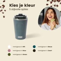 LaCardia Koffiebeker To Go Premium Blauw – Thermosbeker – Theebeker – 380ML – Herbruikbaar -Tafelwaren Verkoop 1200x1200 187