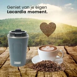 LaCardia Koffiebeker To Go Premium Blauw – Thermosbeker – Theebeker – 380ML – Herbruikbaar -Tafelwaren Verkoop 1200x1200 190
