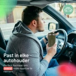 Triple J® Koffiebeker To Go - Thermosbeker - BPA & Lekvrij - 510ml - Groen -Tafelwaren Verkoop 1200x1200 221