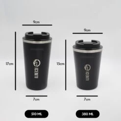 ICENTI - RVS Koffiebeker To Go - 380ml – Groen - Thermosbeker - Lekvrij - Dubbelwandig - Koffie Beker - Theebeker – Coffeemugg - Theemugg -Tafelwaren Verkoop 1200x1200 227