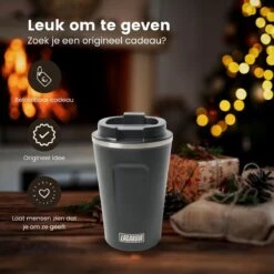 LaCardia Koffiebeker To Go Premium Zwart – Thermosbeker – Theebeker – 380ML – Herbruikbaar -Tafelwaren Verkoop 1200x1200 248