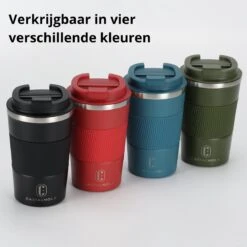 Castagnola Design RVS Koffiebeker To Go - Blauw - 380ml - Thermosbeker - Theebeker -Tafelwaren Verkoop 1200x1200 347