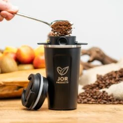 JOR Products® Thermobeker - Koffiezetapparaat - Koffiebonen - Thee - Koffiemachine - Thermoskan - Espressomachine - Reizen - Camping - Koffiefilterhouder -Tafelwaren Verkoop 1200x1200 352