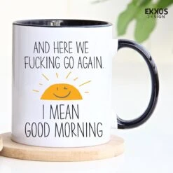 Goodmorning Mok - Mok Met Tekst - Grappige Mok - Verjaardag Cadeau - Cadeau Voor Man - Cadeau Voor Vrouw - Cadeau Voor Haar - Cadeau Voor Hem - Grappige Cadeau - Thee Glazen - Valentijn Cadeautjes - Koffiekopjes -Tafelwaren Verkoop 1200x1200 414