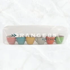 Orange85 Espresso Kopjes - Koffie - Set Van 6 - Meerdere Kleuren - 100 Ml - Aardewerk - Glazen - Met Oor - Koffiekopjes -Tafelwaren Verkoop 1200x1200 498
