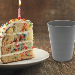 In Round Herbruikbare Plastic Drink Bekers – 10 Stuks – Grijs -Tafelwaren Verkoop 1200x1200 534