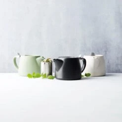 Point-Virgule - Theepot Met Thee Infuser - Mat - Gebroken Wit - 500ml -Tafelwaren Verkoop 1200x1200 695