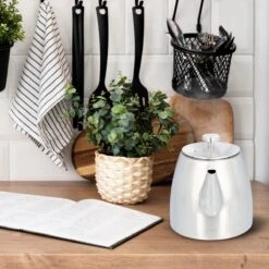 Vaja® Theepot Camille Met Filter - Zilver - 1.0L - RVS Dubbelwandig - Theekan -Tafelwaren Verkoop 1200x1200 700