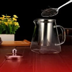 Procidi® Glazen Theepot Met Filter - Theekan Met Infuser - Dubbelwandig Borosilicaat Glas - Thee Thermoskan - Koffiekan 750 ML - Teapot -Tafelwaren Verkoop 1200x1200 754