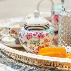 Melli Mello - Suikerpot Nora - Suikerkommetje - Bloemen - Stippen - Suiker -Tafelwaren Verkoop 1200x1200 840