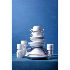 Bord Smalle Rand Mammoet Budgetline 16 Cm Wit 6 Stuk(s) -Tafelwaren Verkoop 1200x1200 872