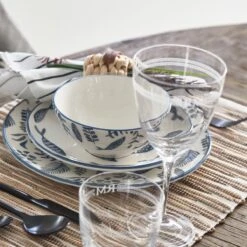 Riviera Maison Bord, Ontbijtbord, Servies, Tafeldecoratie Voor Eetkamer, Keuken - First Catch Breakfast Plate - Blauw - Keramiek - 1 Stuk -Tafelwaren Verkoop 1200x1200 901