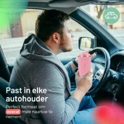 Triple J® Koffiebeker To Go - Thermosbeker - BPA & Lekvrij - 510ml - Roze -Tafelwaren Verkoop 1200x1200 91