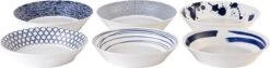 Royal Doulton Pacific - Pastaborden / Bordenset - Porselein - Wit / Blauw - ⌀ 22 Cm - 6 Stuks -Tafelwaren Verkoop 1200x304 1