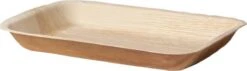 Palmblad Rechthoekig Bord Groot, 100% Composteerbaar, Vloeistoffen, Disposable, Wegwerp Artikel, Eenmalig Gebruik, Vetgehalte, Ovenvast En Magnetronbestendig, Ideaal Voor Restaurants, Picknick, Take-Outs, To Go Ontbijt, Lunch, Diner - 100 Stuks