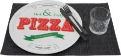 Merkloos Pizzabord - 30Cm - Decor -Tafelwaren Verkoop 1200x557 3