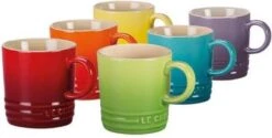 Le Creuset Set Van 6 Mokken 350 Ml Regenboog Kleuren -Tafelwaren Verkoop 1200x605