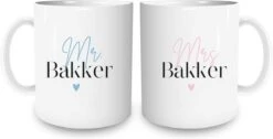 Merkloos Mr. & Mrs Mokken Set | Giftbox | Bruidspaar | Gepersonaliseerd | Met Kaart | Koppels Cadeau| Newlyweds | Pas Getrouwd Cadeau | Huwelijks Cadeau | Cadeau Set | Getrouwd -Tafelwaren Verkoop 1200x612 1