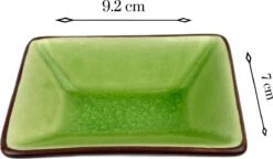 Sushi Servies Set 2 Personen | Groen | Luxe Sushi Servies | Handgemaakt | Sushi Bord En Schaaltjes | 2 Paar Chopsticks | Japanse Kwaliteit | Kirin Gumi Fine Collection | Keramiek | Vaatwasser Bestendig | 5-delig -Tafelwaren Verkoop 1200x698 1