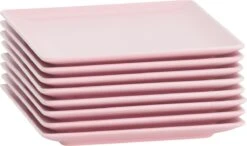 Lite-Body Hermes Gebaksbordjes - Set Van 8 Stuks - Ø16 Cm - Roze Mat -Tafelwaren Verkoop 1200x709